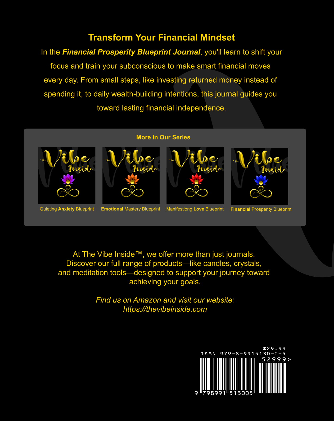 Finacial Prosperity Blueprint Journal